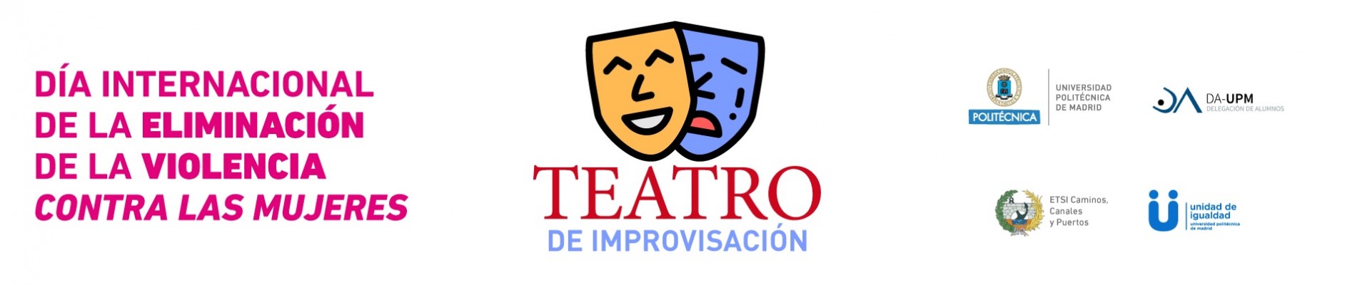 Banner 25N: Teatro de Improvisación